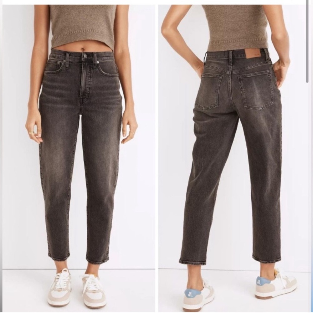 MADEWELL Balloon High Rise Jeans in Gray Wash - Size 23